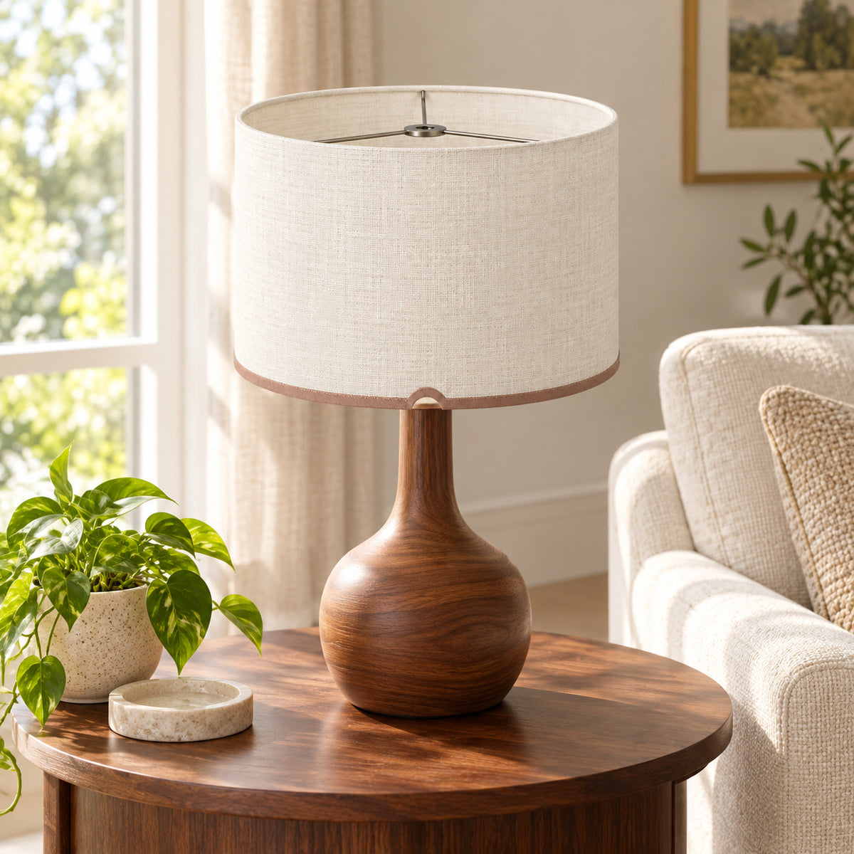 Lilt Notch Drum Lampshade