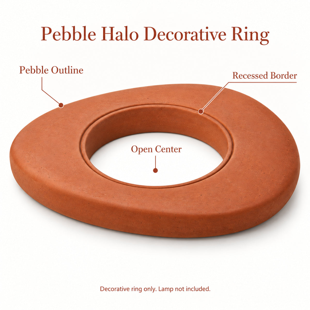 Pebble Halo Decorative Ring