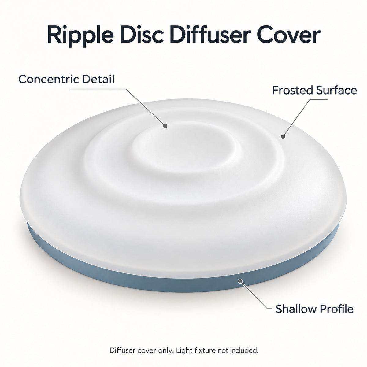 Ripple Disc Diffuser Cover
