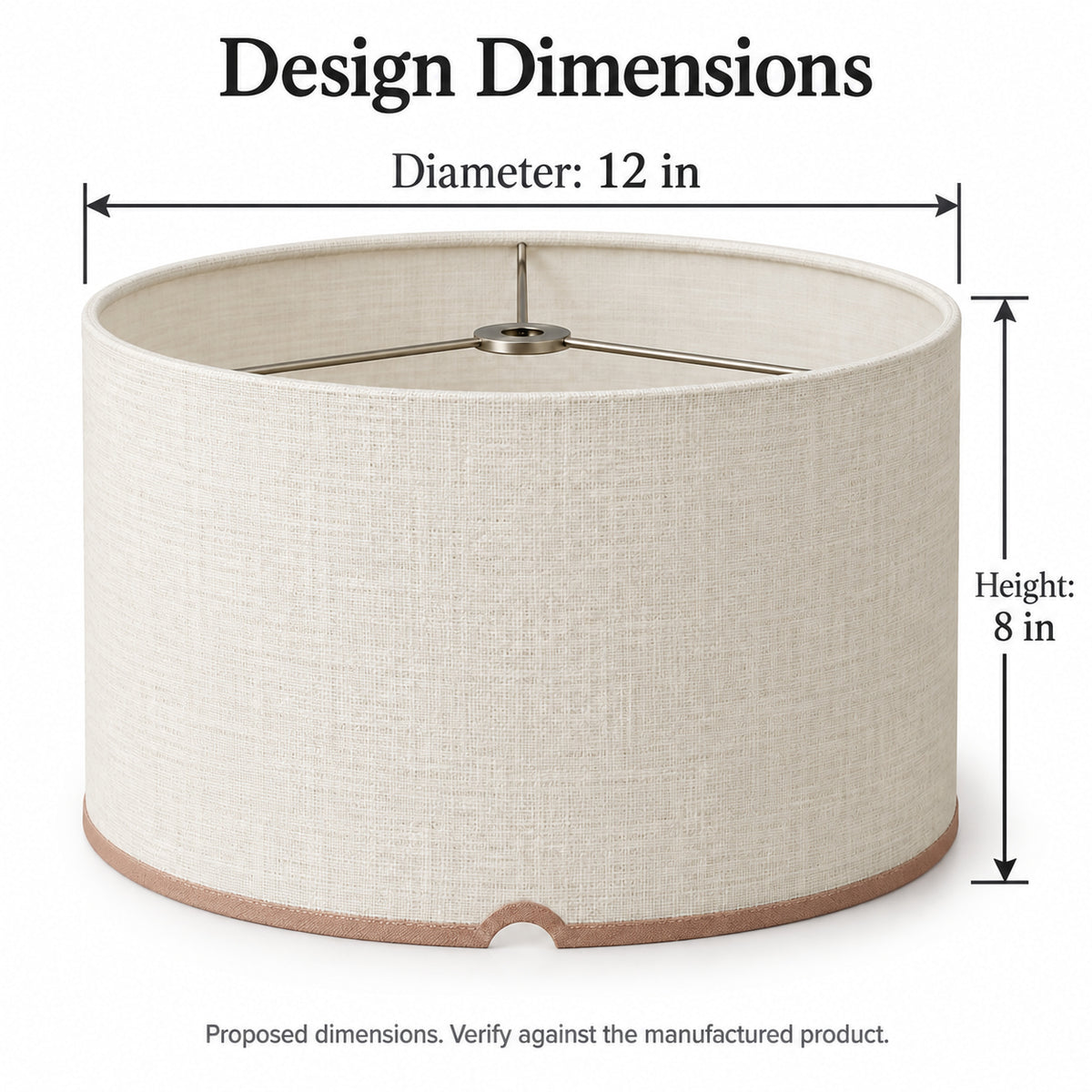 Lilt Notch Drum Lampshade